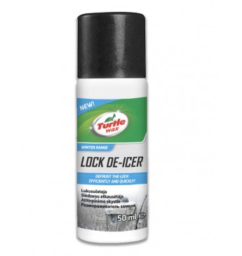 TURTLE WAX Lock De-Icer slēdzeņu atsaldētājs, 50ml